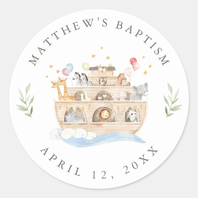 Noahs etikett av Ark-märket (Framsida)