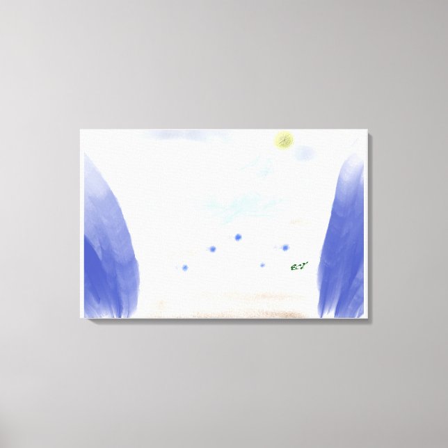 Noah's Flock Saw... Canvas Print (Framsida)