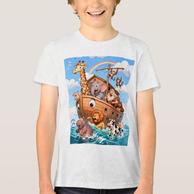 Noah's Great Ark Adventure- 4th  T Shirt (Framsida)