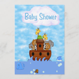 Noahs inbjudan till Ark Baby Shower