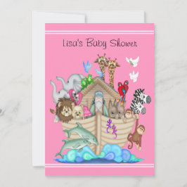 Noahs inbjudan till Ark Baby Shower