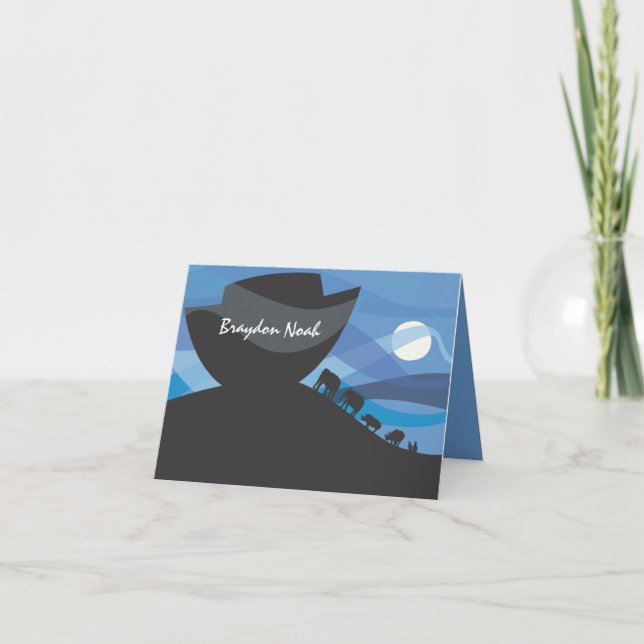 Noahs inbjudan till Ark-tackkort (Framsida)