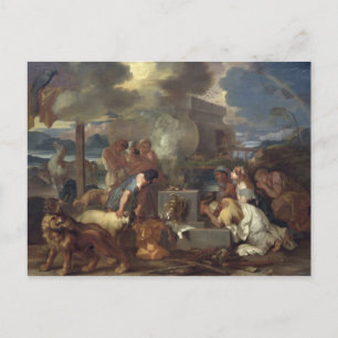 Noahs offer, 1640 vykort