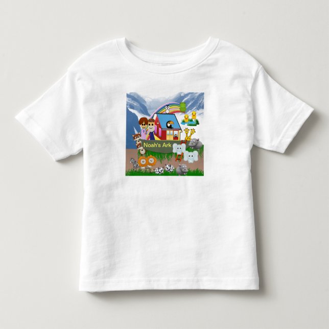 Noahs skjorta för arksmåbarn T T Shirt (Framsida)