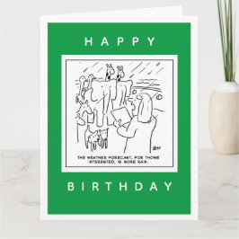 Noahs Tecknad för väderprognoser för Ark Kort