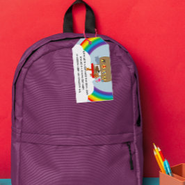 Noahs välsignelse av Ark från ryggpackskyrkan Presentetikett