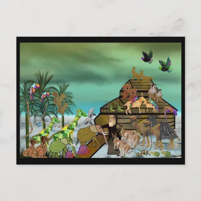 Noahs vykort för Ark (Framsida)