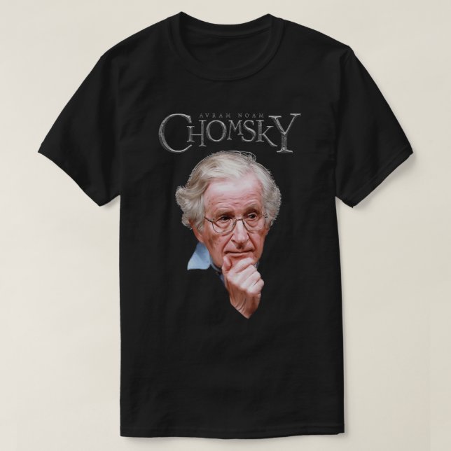 Noam Chomsky 3 T Shirt (Design framsida)