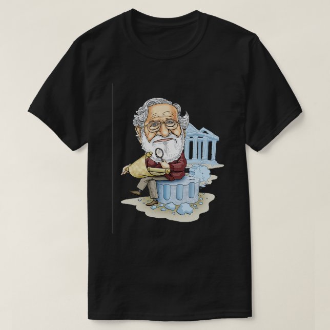 Noam Chomsky Classic TShirt T Shirt (Design framsida)