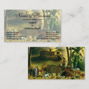Noas ark av Joseph Henry Hidley Visitkort