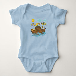 Noas ark Endräktsskjorta med knapp i botten T Shirt