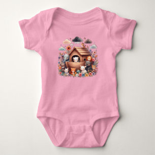 Noas ark med baby-djur t shirt