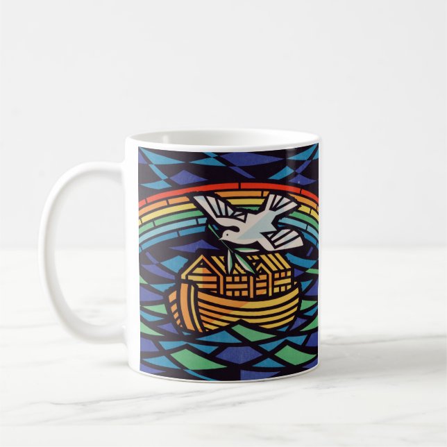 Noas ark med Helig Ande Kaffemugg (Vänster)
