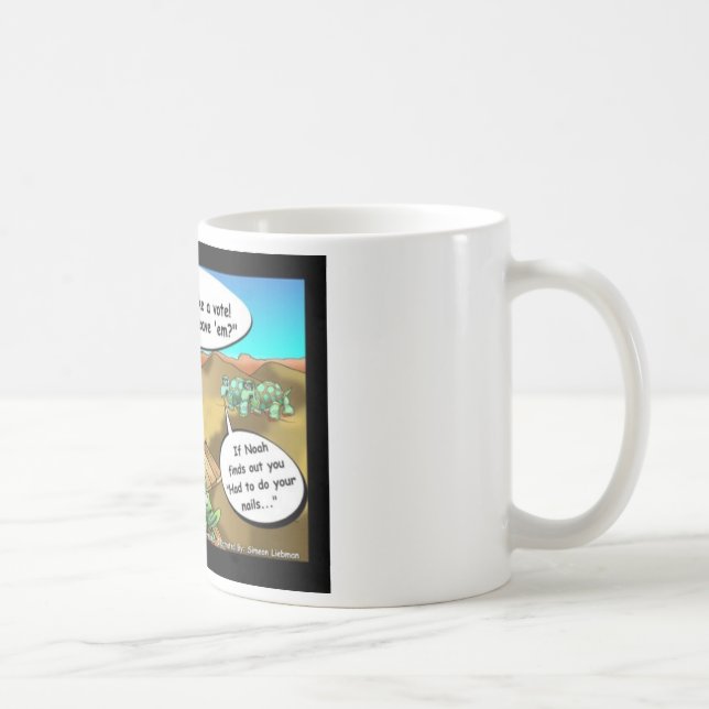 Noas ark Roliga serie-t-shirts Gåvor Samlarobjekt Kaffemugg (Höger)