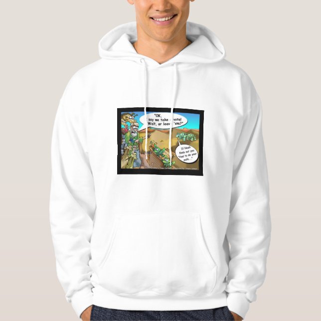 Noas ark Roliga tecknade t-shirts presenter samlar Munkjacka (Framsida)