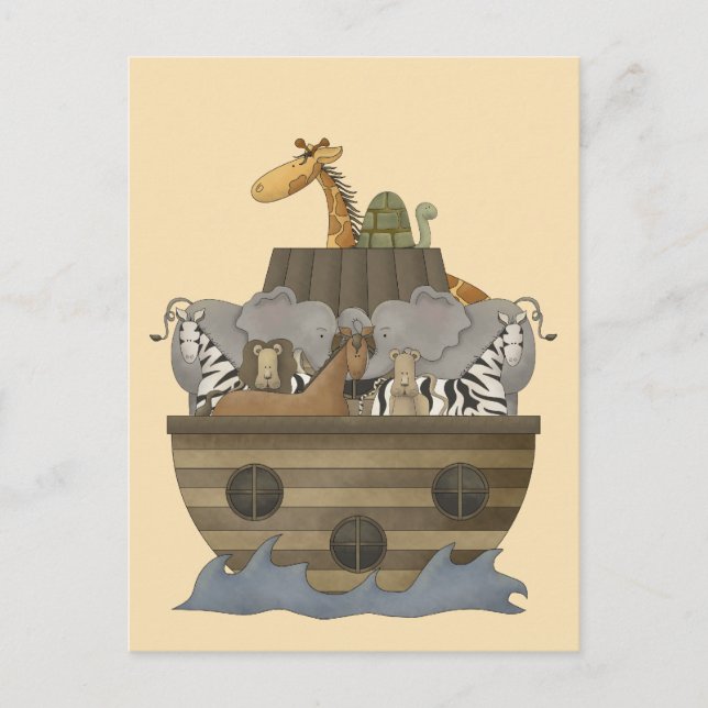 Noas ark tom - Personalisera den själv Vykort (Framsida)