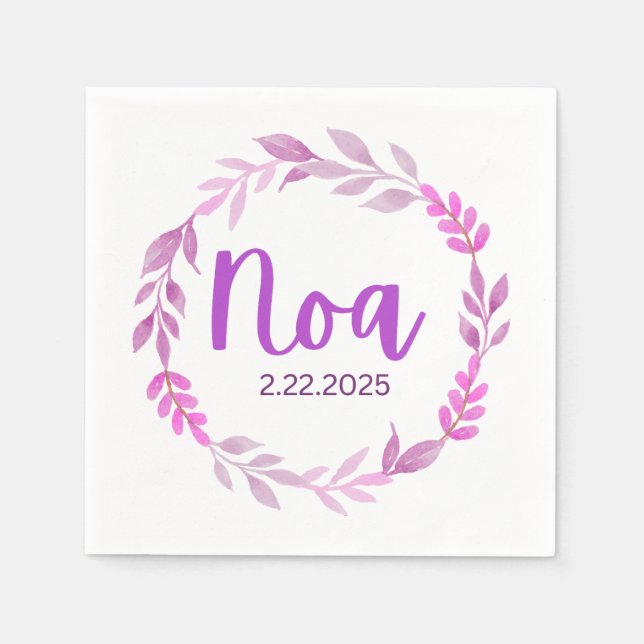 Noa's cockatil napkin pappersservett (Framsidan)