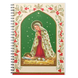 NOB165 Mary och baby Jesus.tif Anteckningsbok