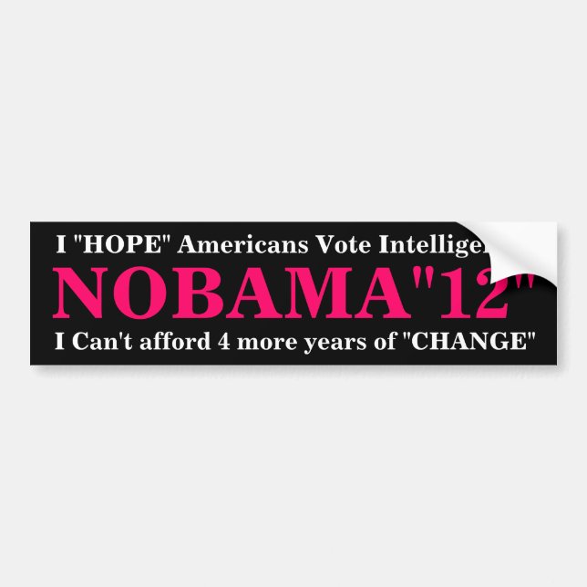 NOBama "12", Bildekal (Framsidan)