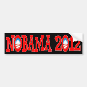NOBAMA 2012 - Anti Obama Bildekal