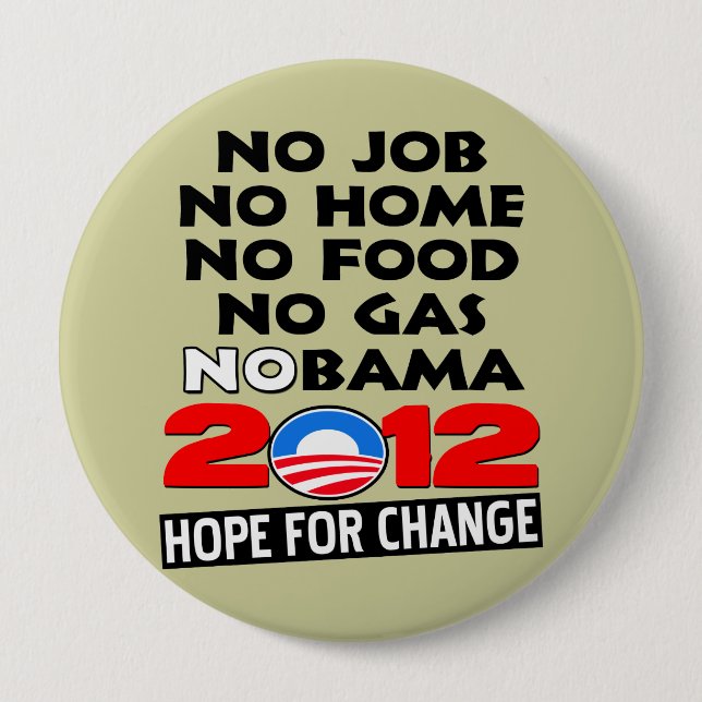 NoBAMA 2012 Knapp (Framsida)