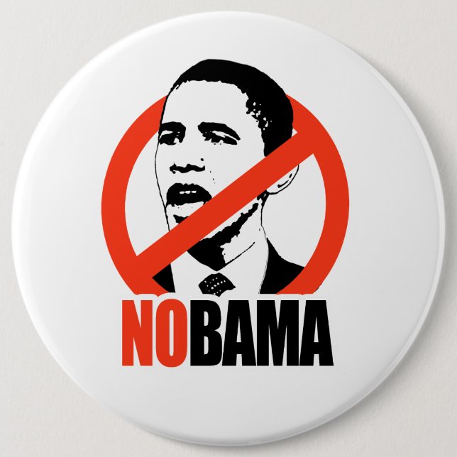 NOBAMA-/ANTI--OBAMAT-TRÖJA KNAPP (Framsida)