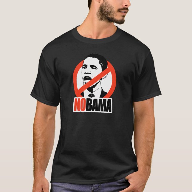 NOBAMA-/ANTI--OBAMAT-TRÖJA TEE SHIRT (Framsida)