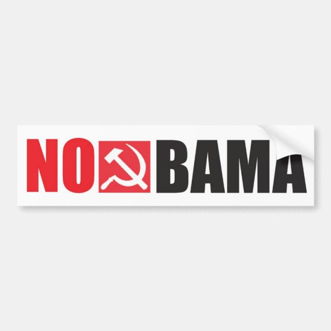 NoBama Bildekal (Framsidan)
