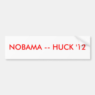 NOBAMA -- HUCK '12 BILDEKAL