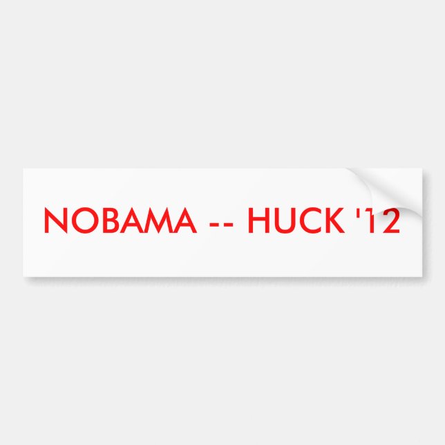 NOBAMA -- HUCK '12 BILDEKAL (Framsidan)