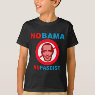 NOBAMA/NOFASCIST (v126x) T-shirt