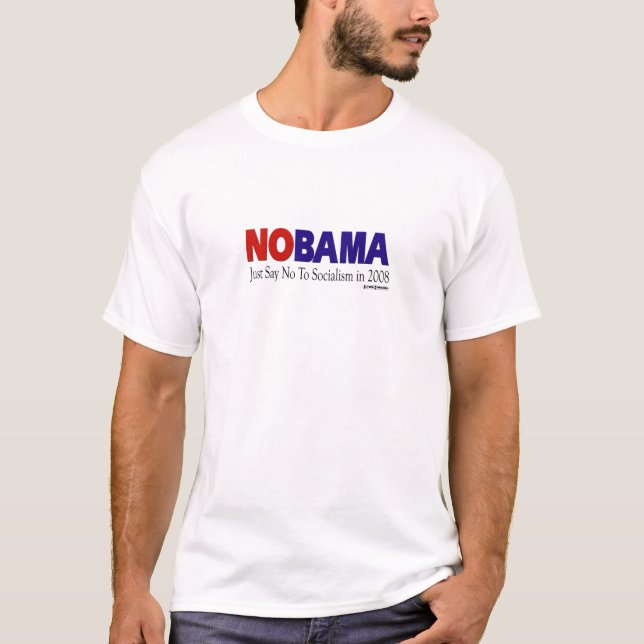 NObama T-tröja Tee Shirt (Framsida)