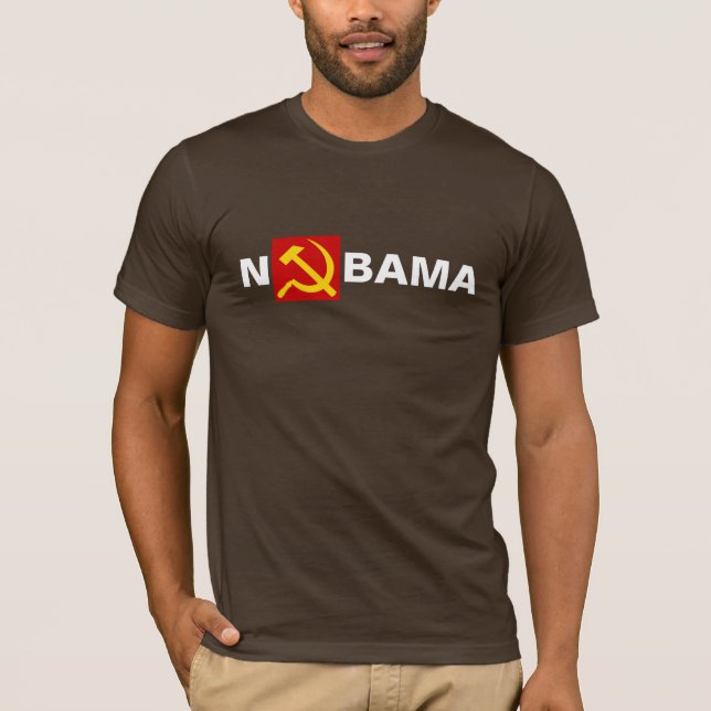 NOBAMA-T-tröja Tee Shirt (Framsida)