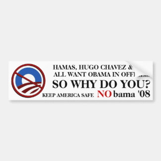 NObama terrorister Bildekal