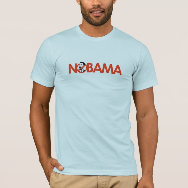 NOBAMA-UTSLAGSPLATS T-SHIRT (Framsida)