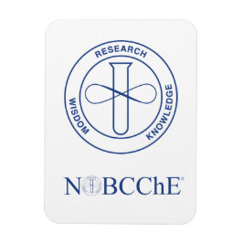 NOBCChE Magnet - blå logotyp