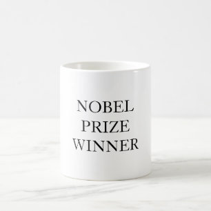 NOBEL BÄNDA VINNARE KAFFEMUGG