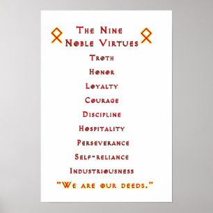 Nobel förtjänstaffisch för alternativ nio poster