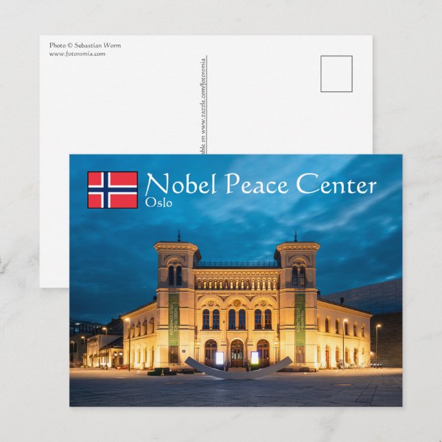 Nobel Peace Centre Vykort (Fram/baksida)