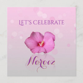 Nobel persisk blom för nytt år - inbjudan