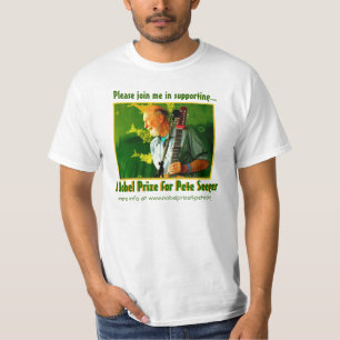 Nobel pris för Pete Seeger T-shirt