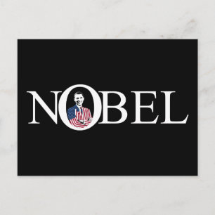 Nobelpristagare - Barack Obama Vykort