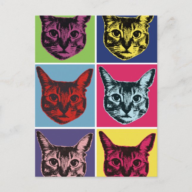 Nobigao Pop Cat Vykort (Framsida)