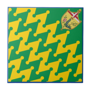 Nobile Contrada del Bruco (vattenpelare) Palio Kakelplatta