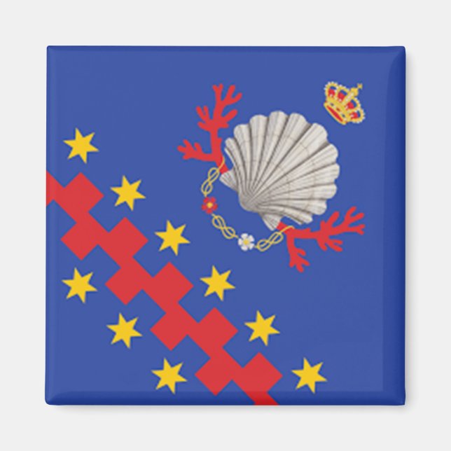 Nobile Contrada del Nicchio (Seashell) Magnet (Framsidan)
