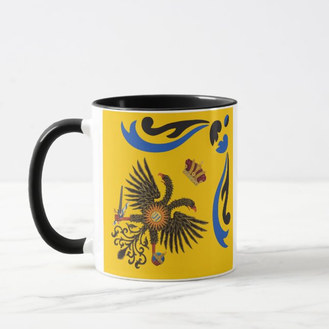 Nobile Contrada dell'Aquila Palio di Siena (Eagle) Mugg (Vänster)