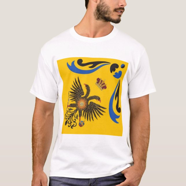 Nobile Contrada dell'Aquila Palio (Eagle) T Shirt (Framsida)