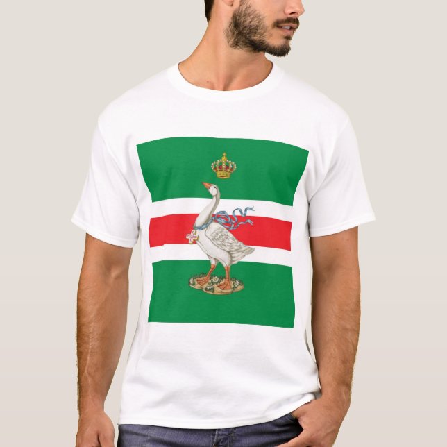 Nobile Contrada dell'Oca (Goose) Palio T Shirt (Framsida)