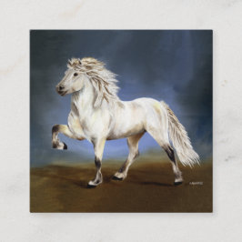 Nobility Islands Horse Fyrkantigt Visitkort