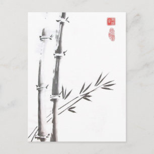 Noble Bamboo-vykort Vykort